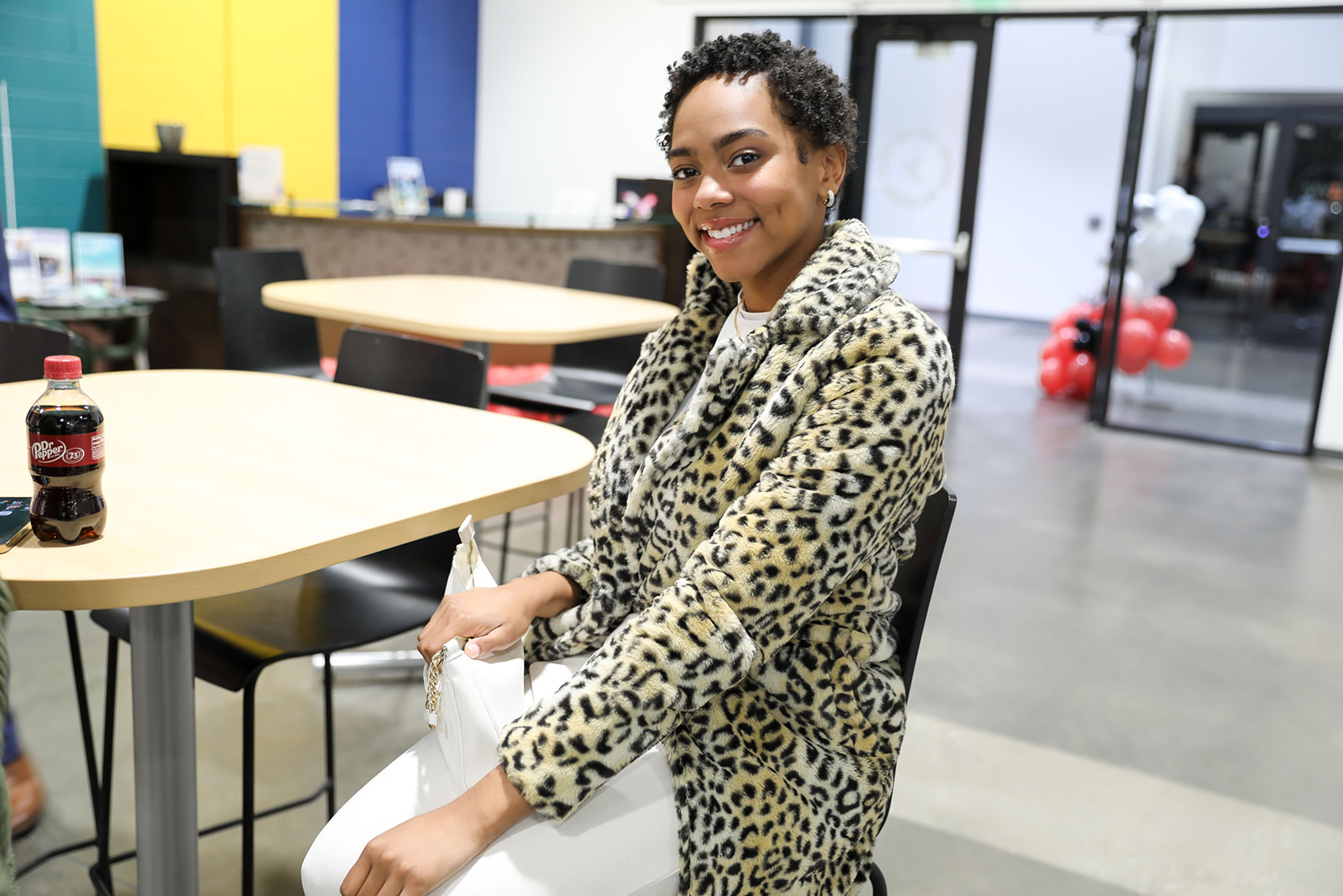 Client portrait at an Ashley Lashun business event